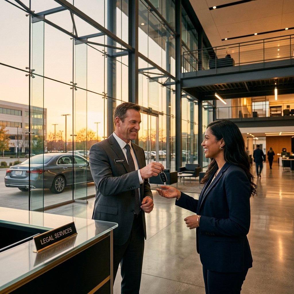Claims advisor assisting non-fault motorist
